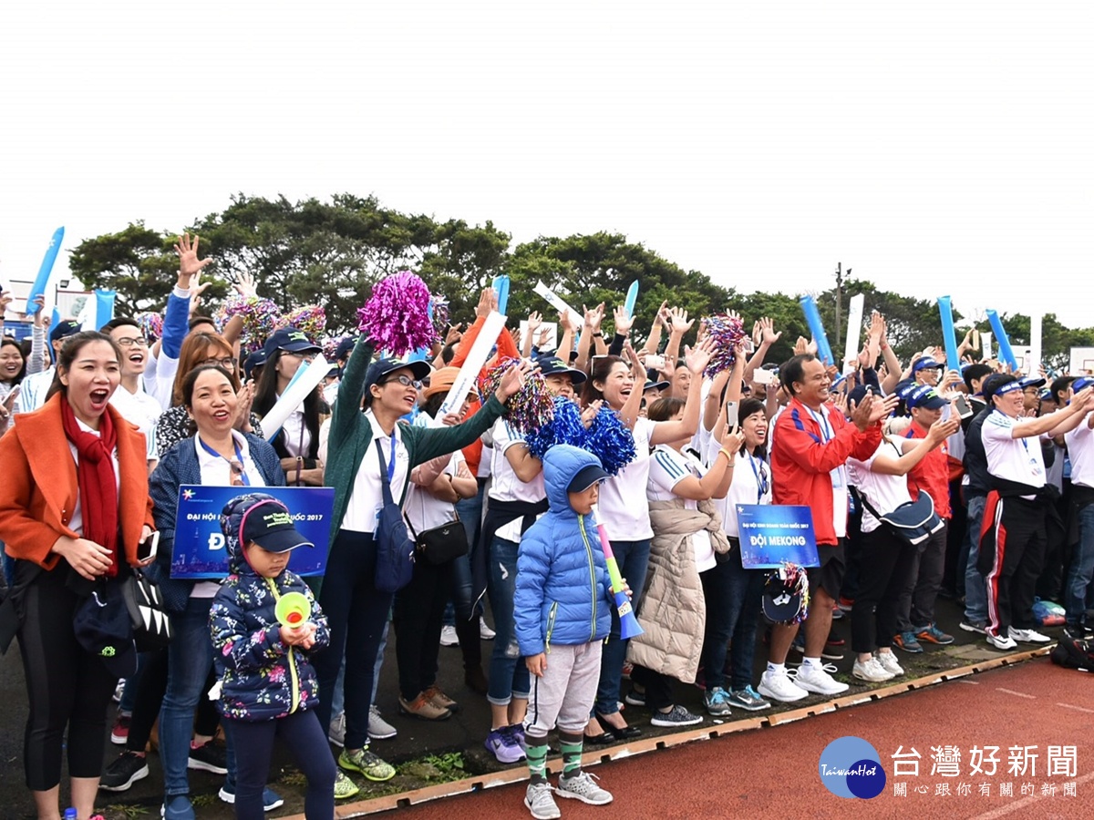 越南企業運動會開幕鄭市長盼與越南交流更加緊密