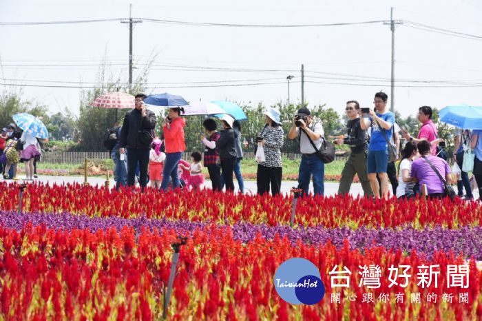 新聞處長張惇涵表示， 五一連假「2017桃園農業博覽會」各展區遊園人數達497萬27人次。