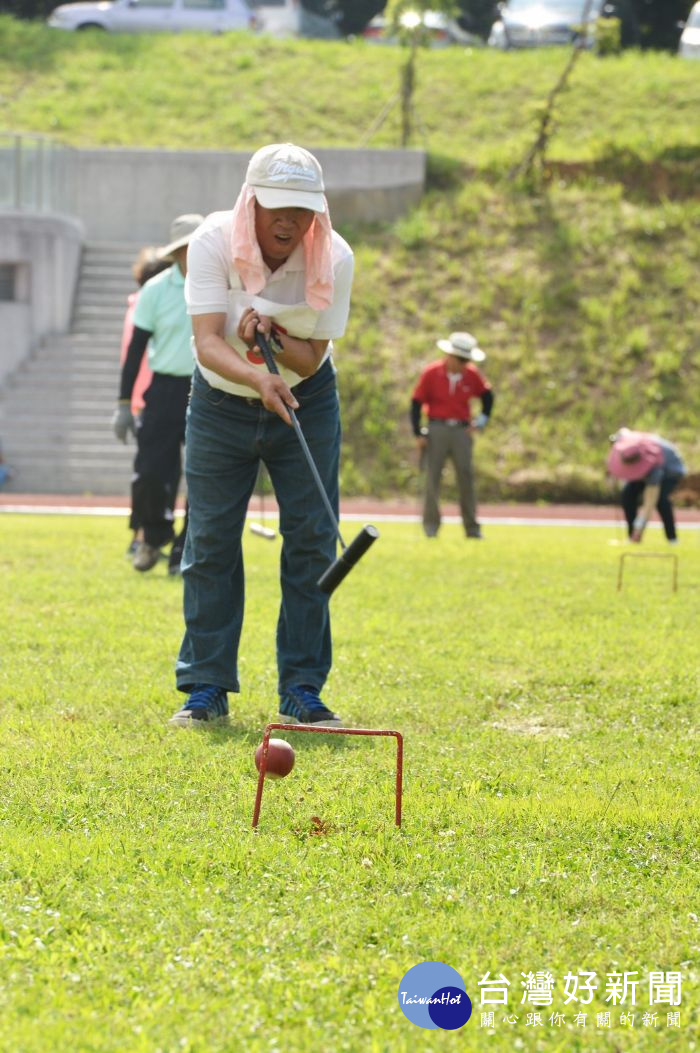 桃園「長青盃」槌球錦標賽活動。