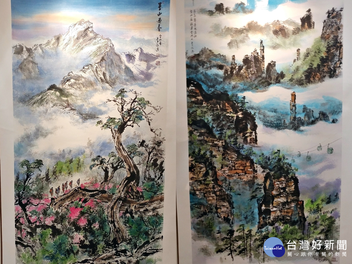 鍾情筆墨醉心台灣 沃源千里-彩墨彩瓷個展