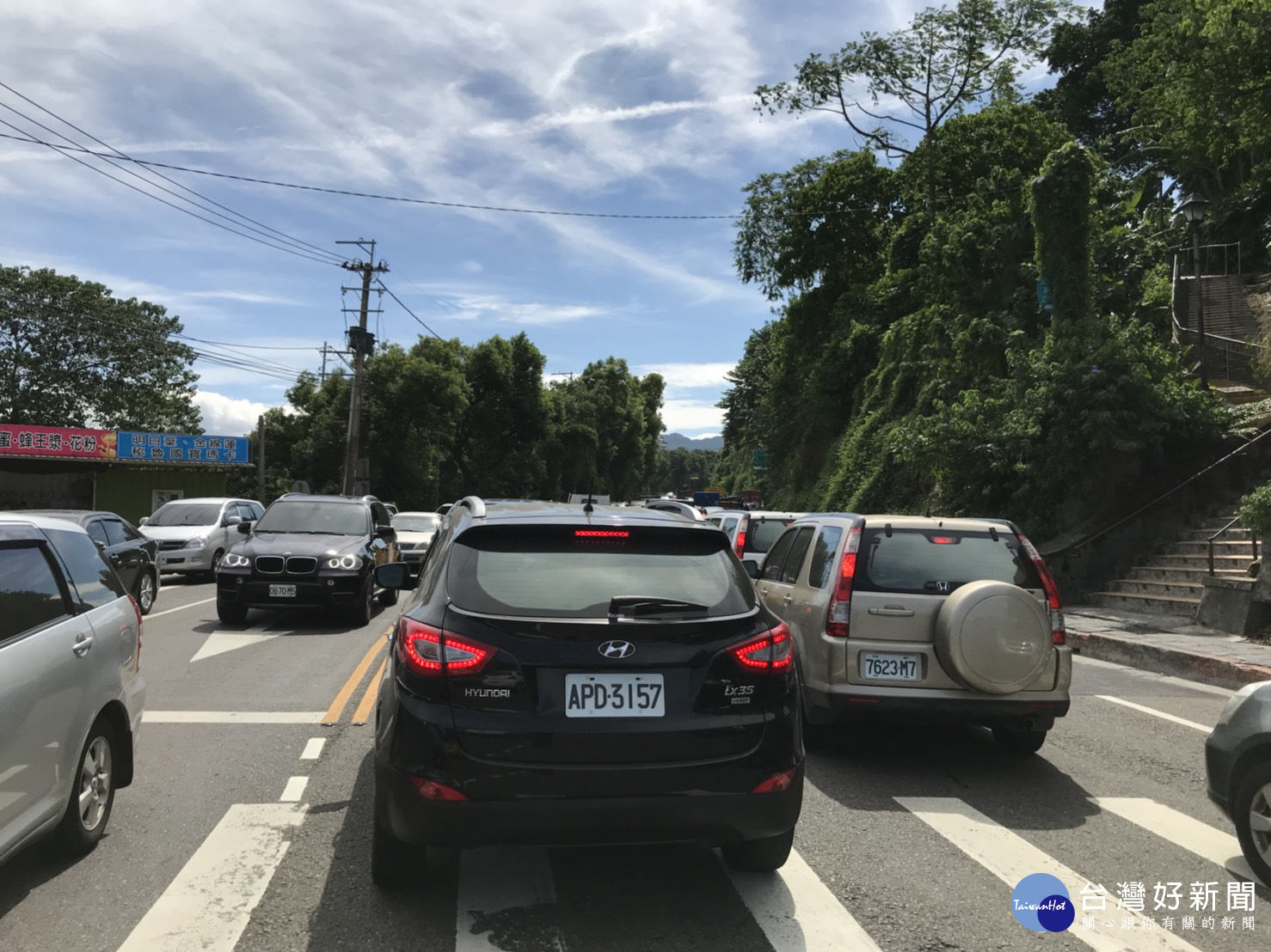  大溪武嶺橋東端進入市區連平日就塞車，市議認為太離譜，要求相關單位改善大溪武嶺橋東端進入市區連平日就塞車，市議認為太離譜，要求相關單位改善。（圖／記者陳寶印攝）