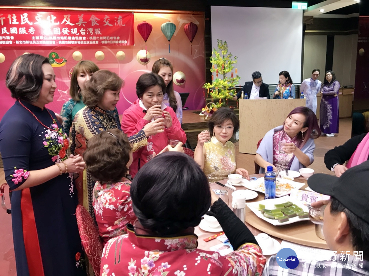 新住民美食交流 楊麗環變成娘家