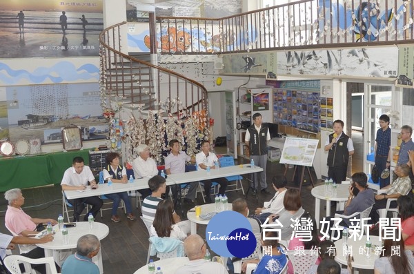 為發展台西海園觀光遊憩，雲林縣府提案「台西海園遊學景觀營造計畫」獲中央核定1600萬元經費，有助提升台西海園風景區旅遊品質，帶動當地觀光產業發展。（記者陳昭宗拍攝）