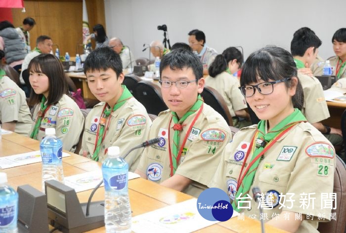 日本兵庫縣童軍連盟代表團