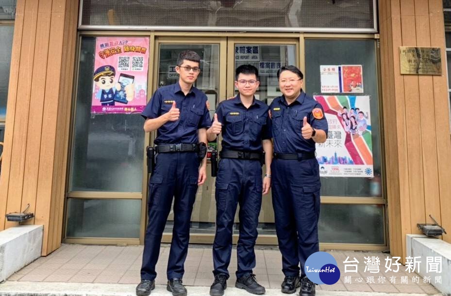 警專同學同派出所服務　2員警相約讀書考上警大 台灣好新聞 第2張