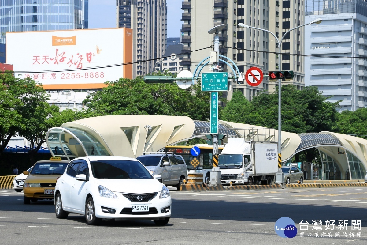 台灣大道往東左轉文心路　評估增設雙左轉道 台灣好新聞 第2張
