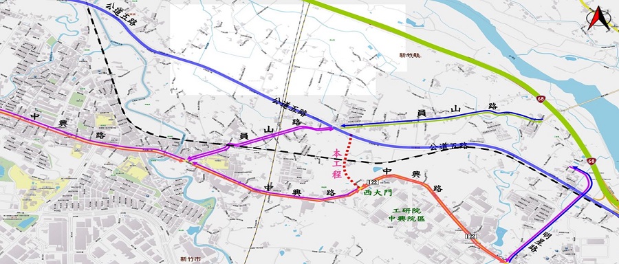 不再塞車新竹公道五路延伸工研院提前通車 蕃新聞