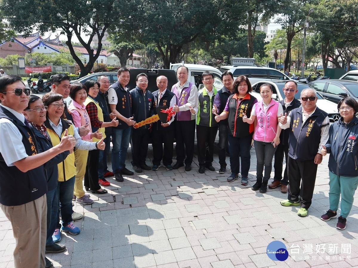 弘揚媽祖護國庇民精神　福寧宮捐贈員林市公所消毒車 台灣好新聞 第3張