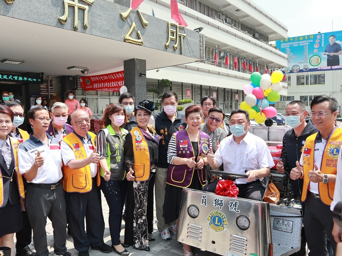 防範疫情及荔枝椿象噴藥防治　員林獅子會捐自走鼓風式噴霧車 台灣好新聞 第3張