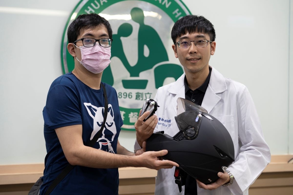 男騎士車禍顏面多處骨折醫提醒 全罩式安全帽可有效防護 台灣好新聞taiwanhot Net