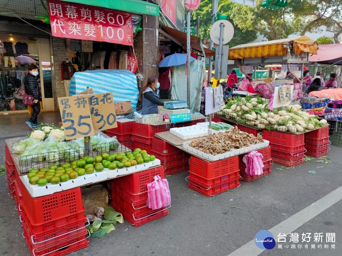 我在南門市場辦年貨打卡 桃園人挺攤商攜手渡過難關