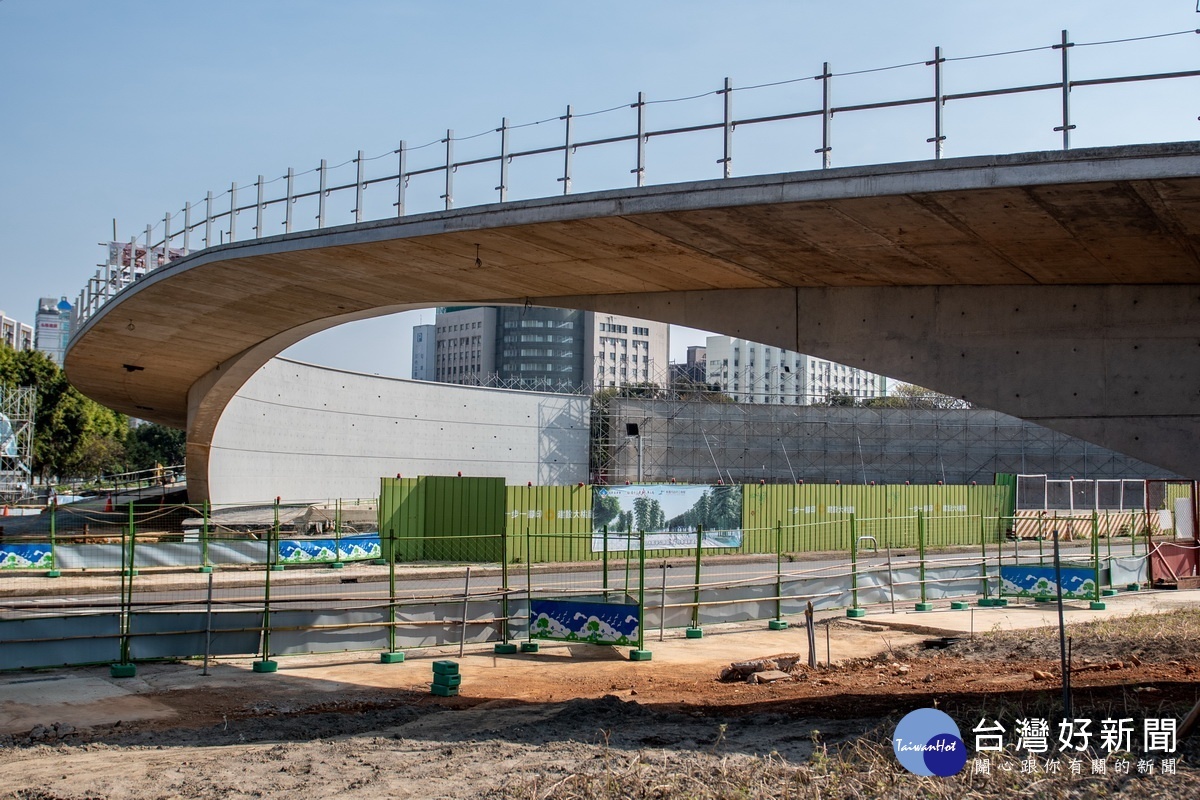 1895乙未保臺紀念公園暨地下停車場工程預計3月完工。