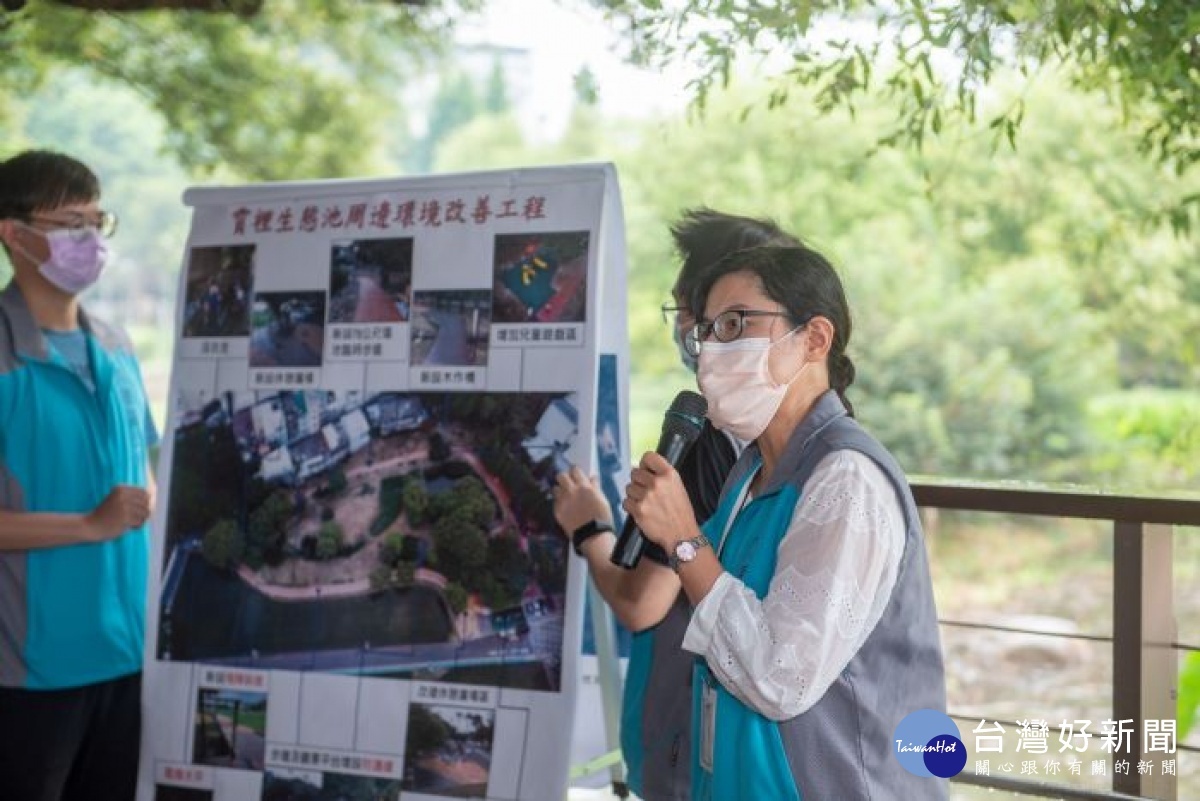 八德區霄裡生態池改善工程竣工，成為在地居民散步、運動、休閒的好去處