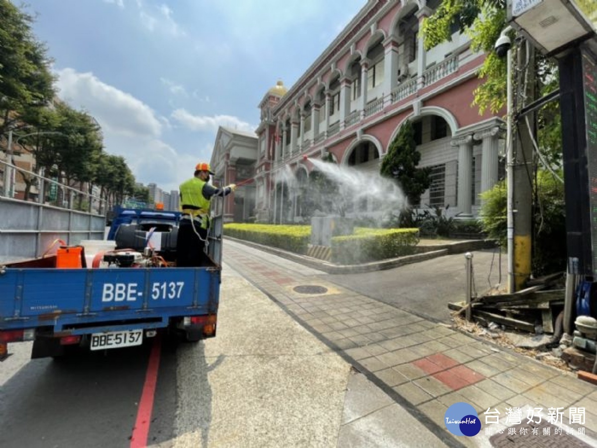 桃環局北科附工及周邊7里擴大消毒，層層防護生活學習阻絕防疫破口