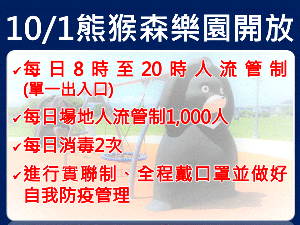 新北熊猴森公園　侯友宜宣布10月1日起開放 台灣好新聞 第2張