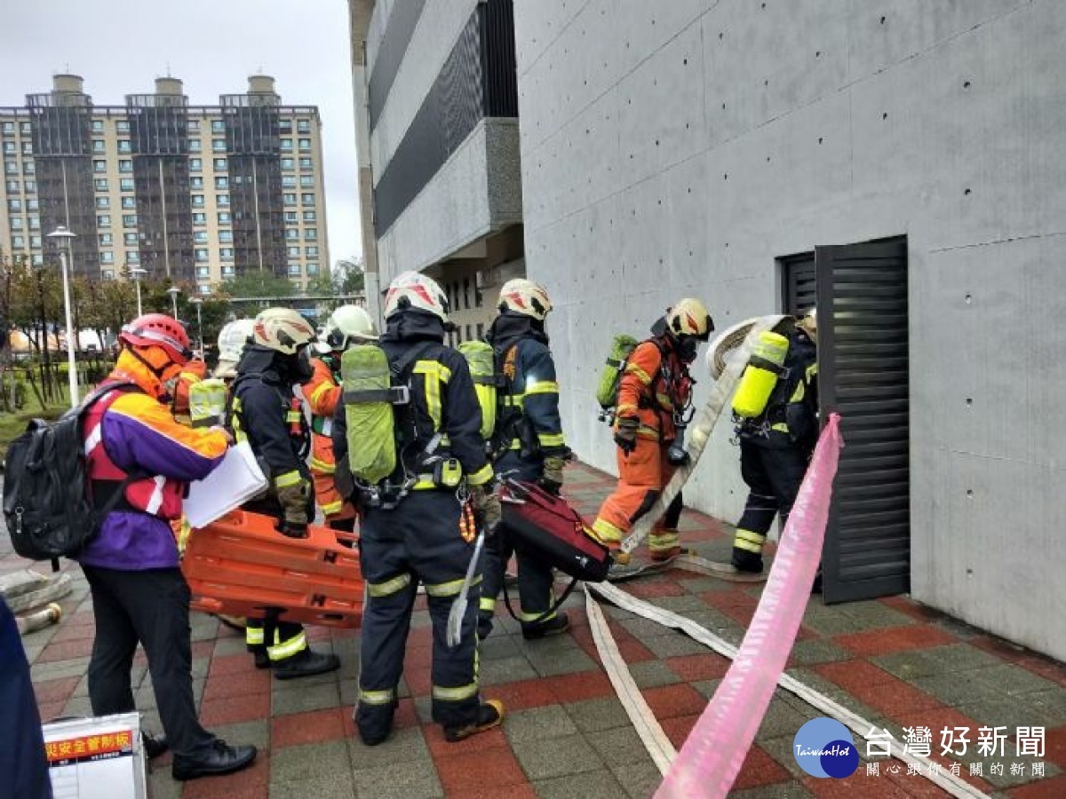 桃園消防首創4色封鎖線，強化災害現場區域建立